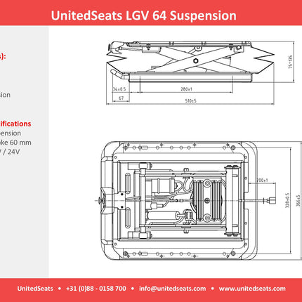 LGV64 air suspension 12V