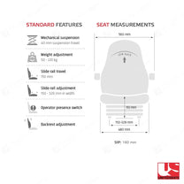US20 Mechanical Suspension Seat - Carlat