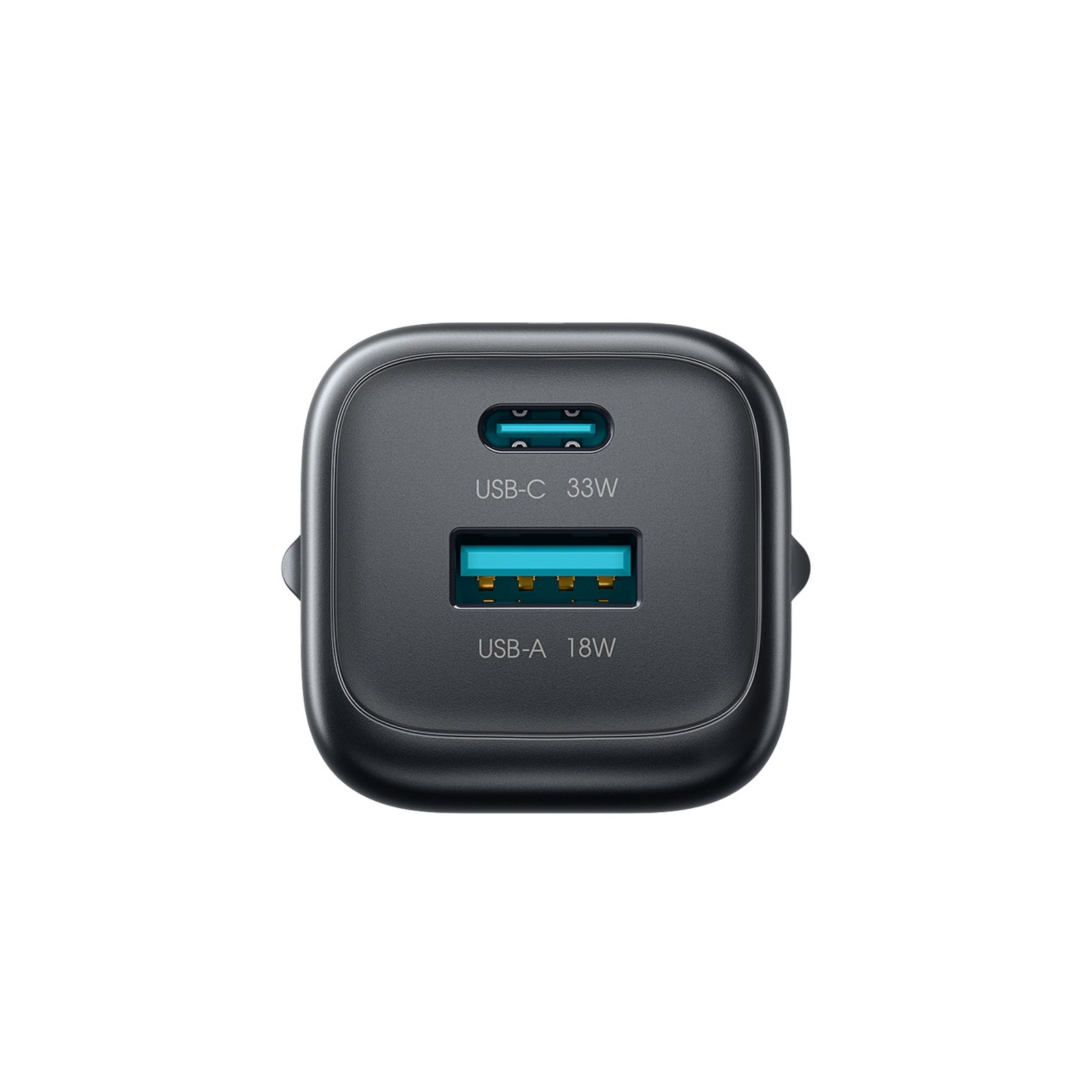 USB-A USB-C wall charger with USB-C cable - iPhone Lightning 33W - black - Carlat