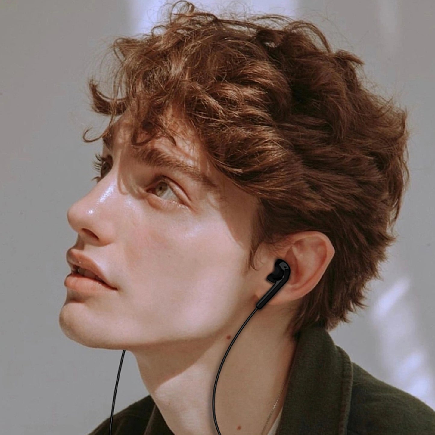 USB-C 1.2m wired in-ear headphones - black - Carlat