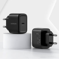 USB-C 25W PD + USB-C 2m black power charger - Carlat