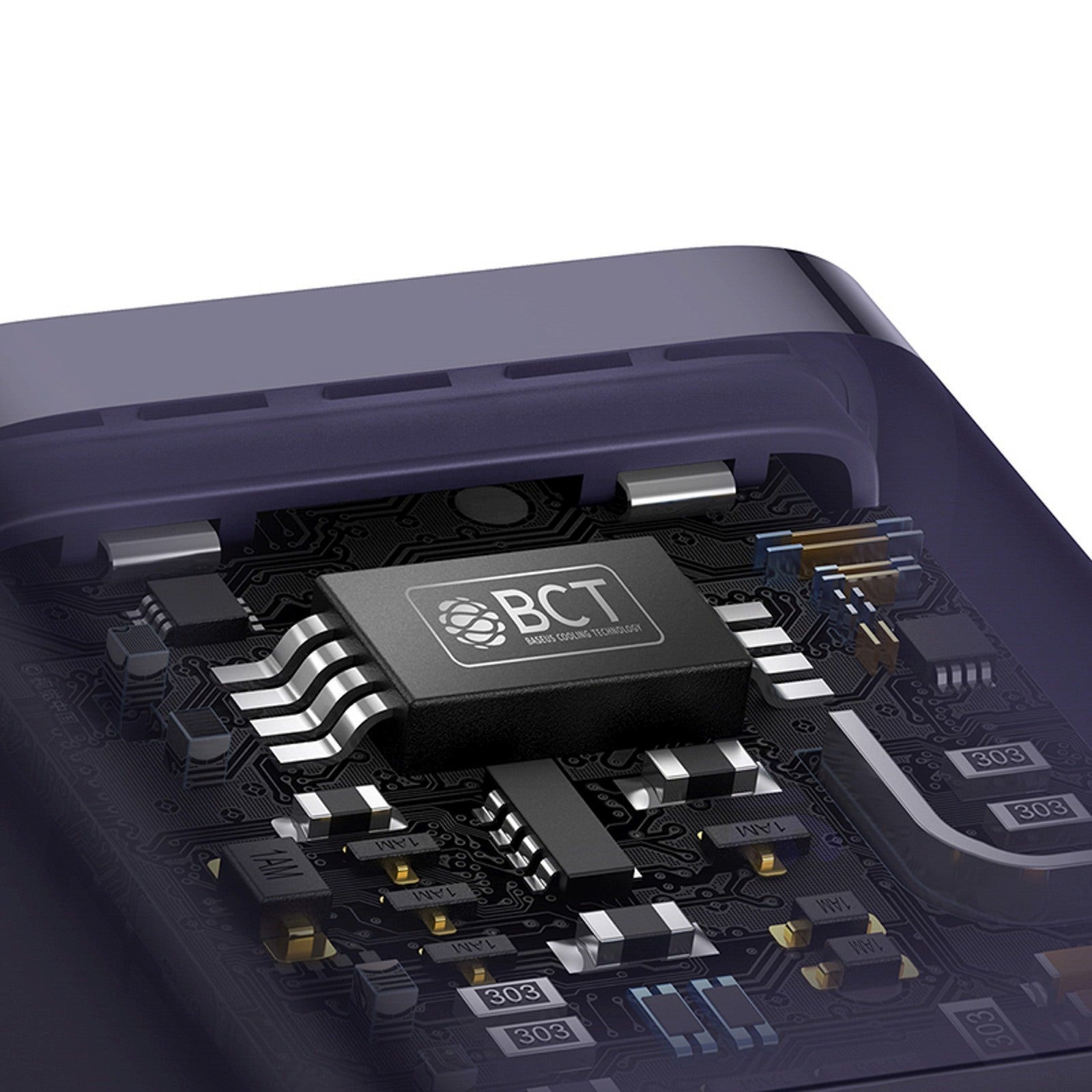 USB-C GaN5 30W EU charger - purple - Carlat