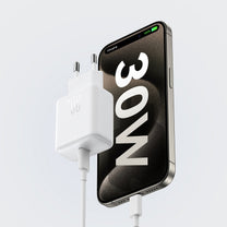 USB-C PD 30W QC SFC wall charger - white - Carlat