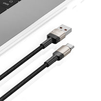 USB-C - USB-A UltraBoost Evo cable 100W 5A 1m - titanium - Carlat