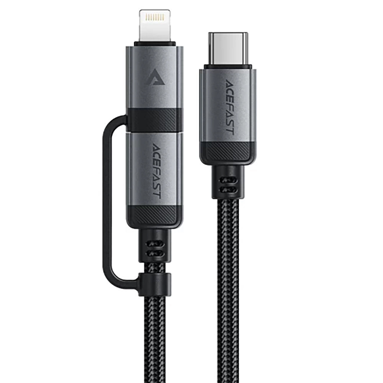 USB-C - USB-C / Lightning cable 60W 480Mb/s 3A 1.2m - black - Carlat