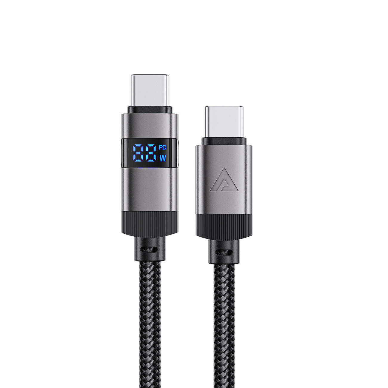 USB-C - USB-C cable with display 480Mb/s 66W 1.2m - black - Carlat