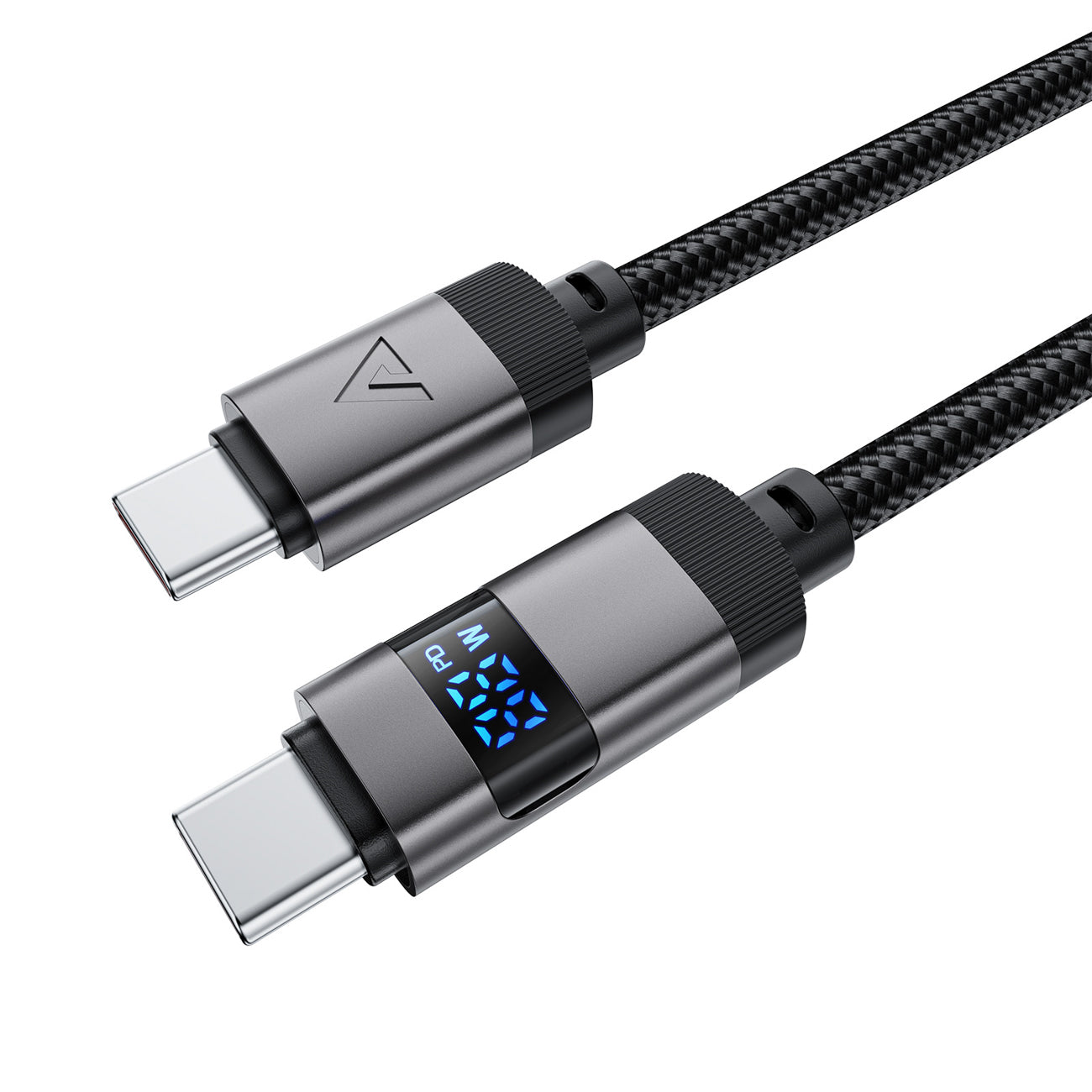 USB-C - USB-C cable with display 480Mb/s 66W 1.2m - black - Carlat