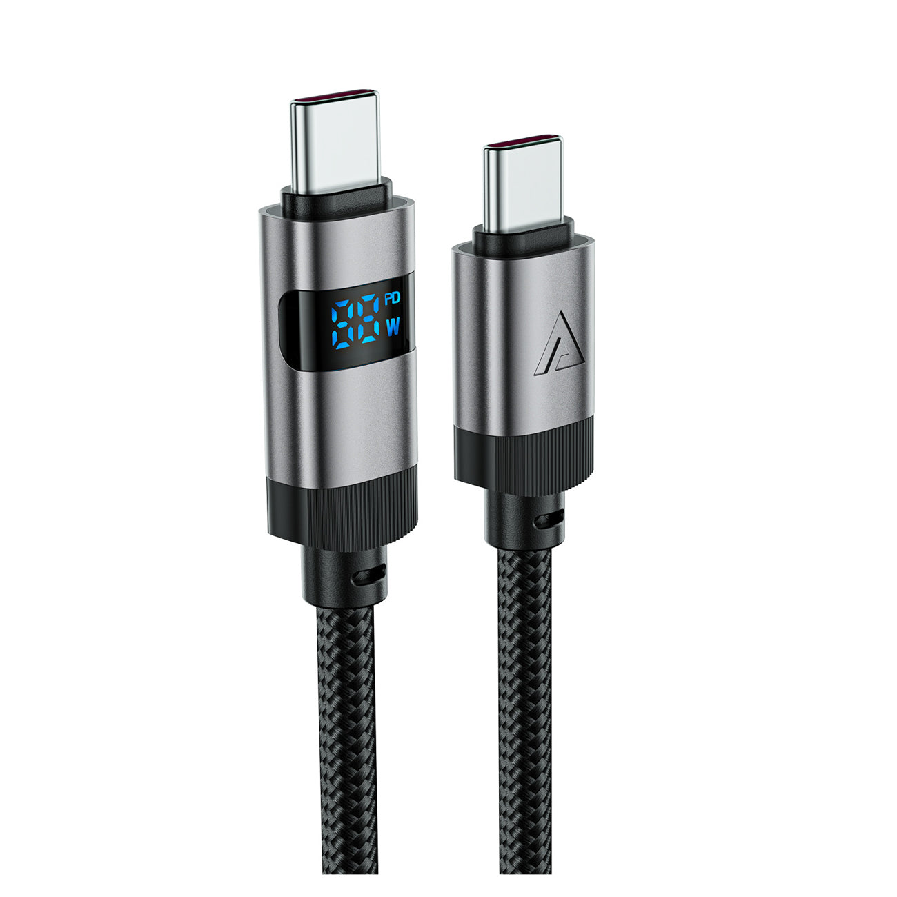 USB-C - USB-C cable with display 480Mb/s 66W 1.2m - black - Carlat