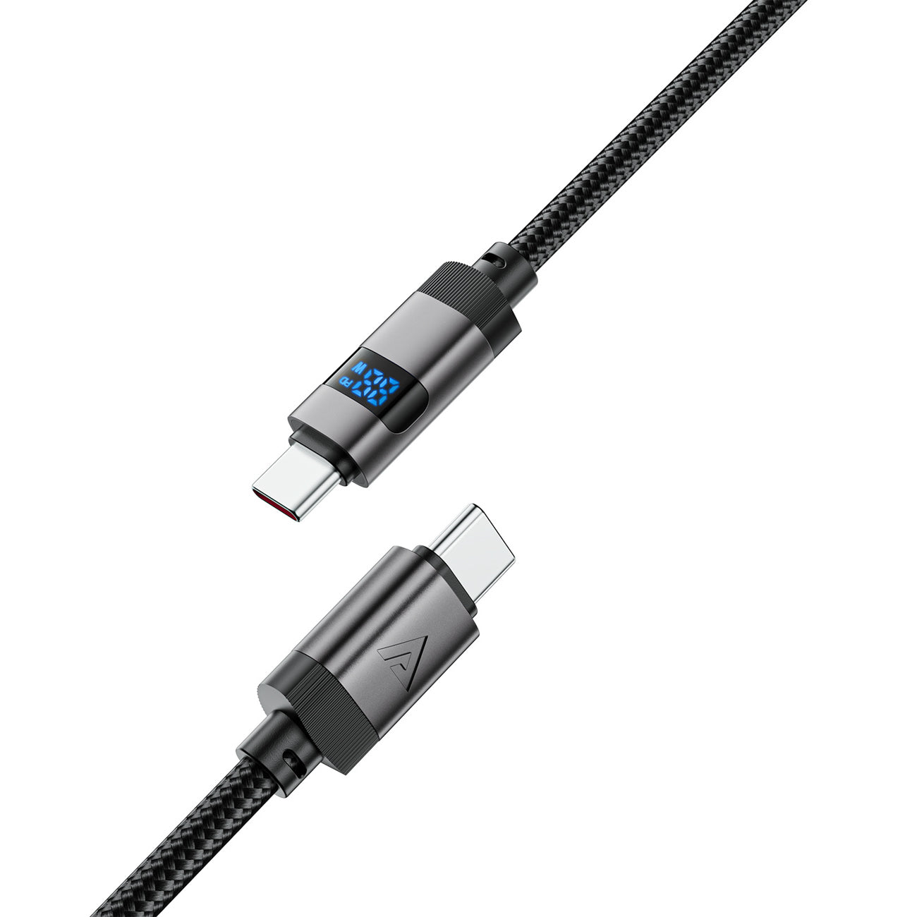 USB-C - USB-C cable with display 480Mb/s 66W 1.2m - black - Carlat