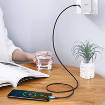USB-C cable - USB-C Power Delivery Quick Charge 1m - grey - Carlat