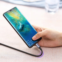 USB-C cable - USB-C Power Delivery Quick Charge 1m - grey - Carlat