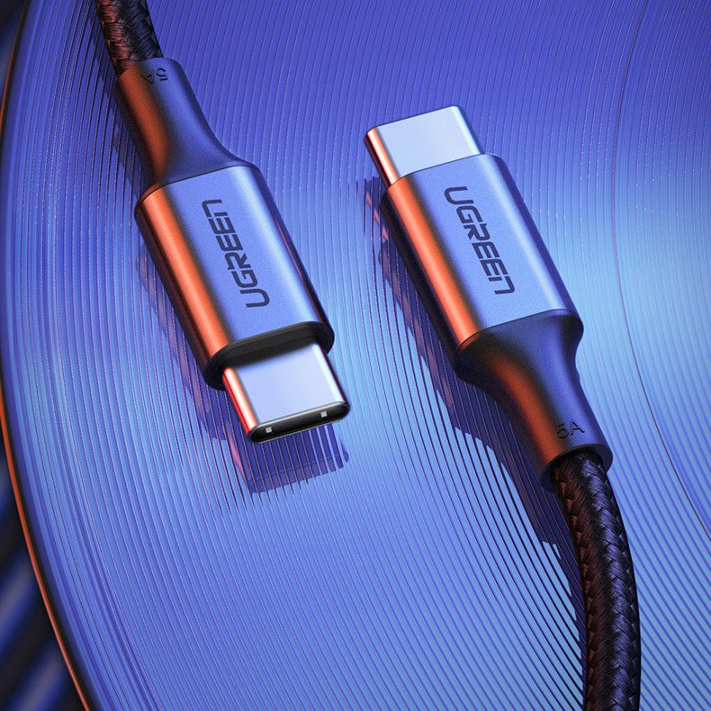USB-C cable - USB-C Power Delivery Quick Charge 1m - grey - Carlat