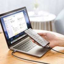 USB-C cable - USB-C Power Delivery Quick Charge 1m - grey - Carlat