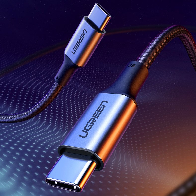 USB-C cable - USB-C Power Delivery Quick Charge 1m - grey - Carlat
