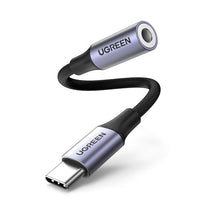 USB-C headphone adapter for 3.5mm Mini Jack 10cm - black - Carlat