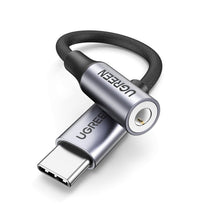 USB-C headphone adapter for 3.5mm Mini Jack 10cm - black - Carlat