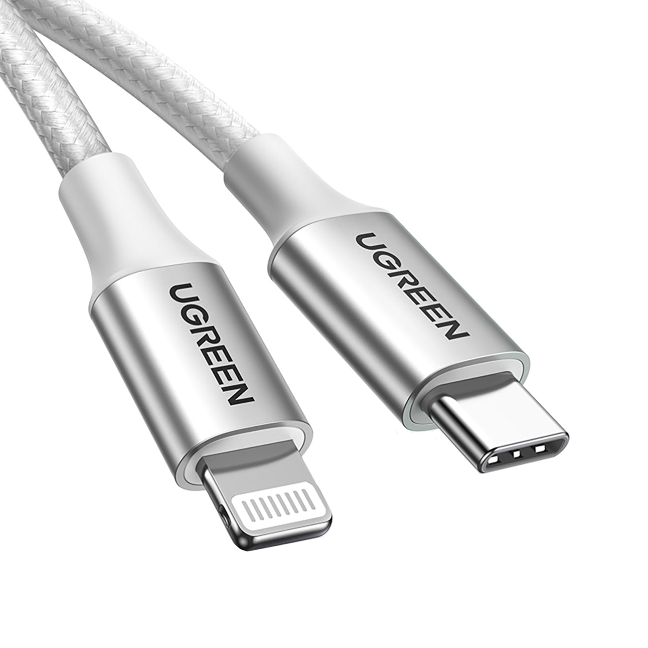 USB-C - iPhone Lightning MFi cable 1m - silver - Carlat