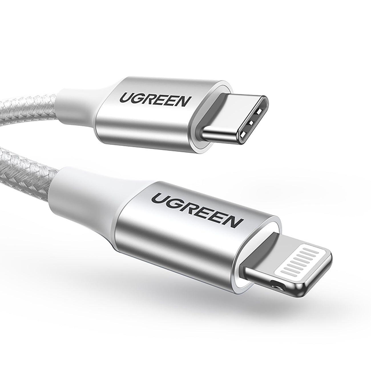 USB-C - iPhone Lightning MFi cable 1m - silver - Carlat