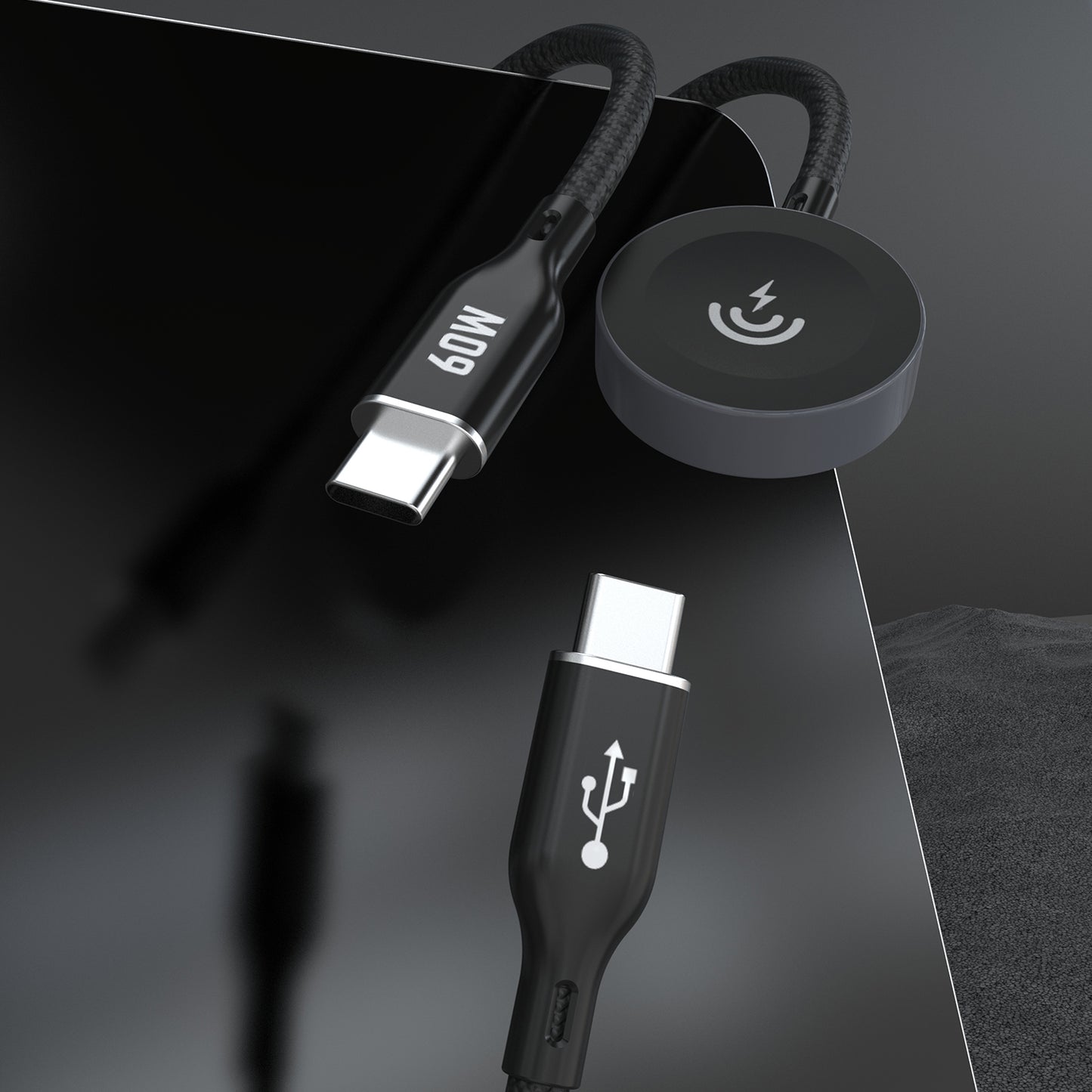 USB Cables – 2in1 Cable cable with charger for Apple - Carlat