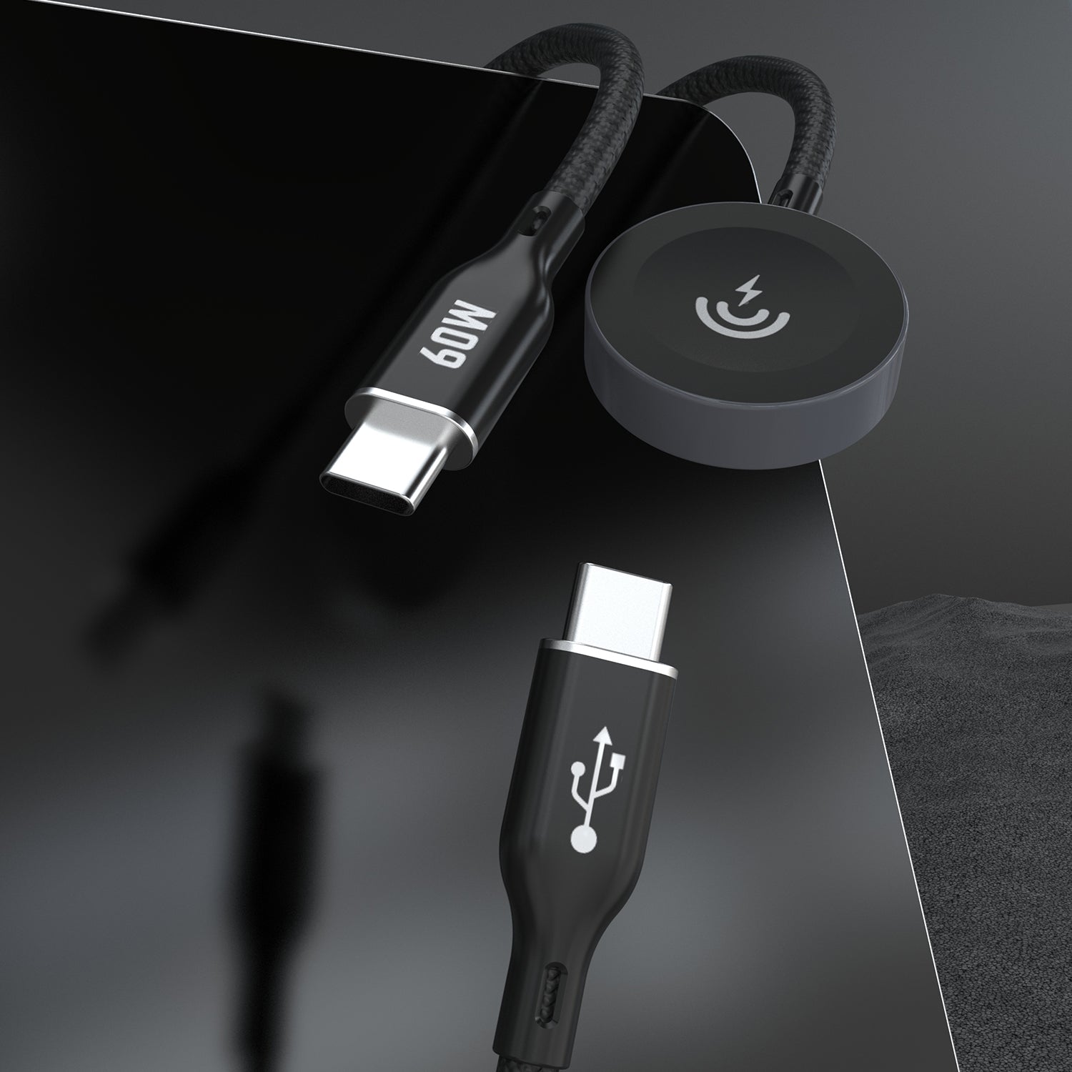 USB Cables – 2in1 Cable cable with charger for Apple - Carlat