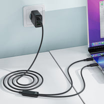 USB Cables – 2in1 Cable double USB-C - 2x USB-C - Carlat