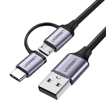 USB Cables – 2in1 Cable, strong braided cable USB - Carlat
