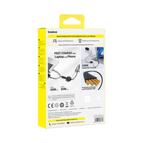 USB Cables – 2in1 USB-C retractable cable 100W 1.2m - Carlat