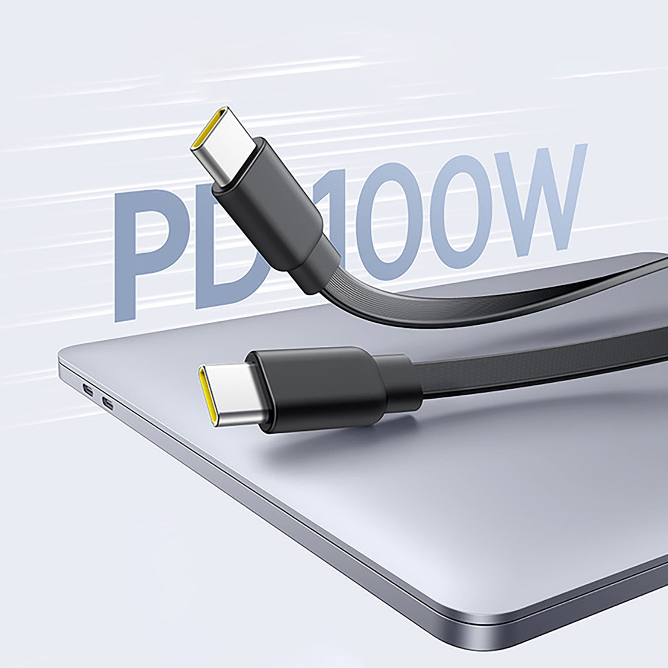 USB Cables – 2in1 USB-C retractable cable 100W 1.2m - Carlat