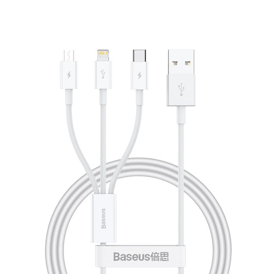 USB Cables – 3in1 Cable Superior Series USB-A - USB-C - Carlat