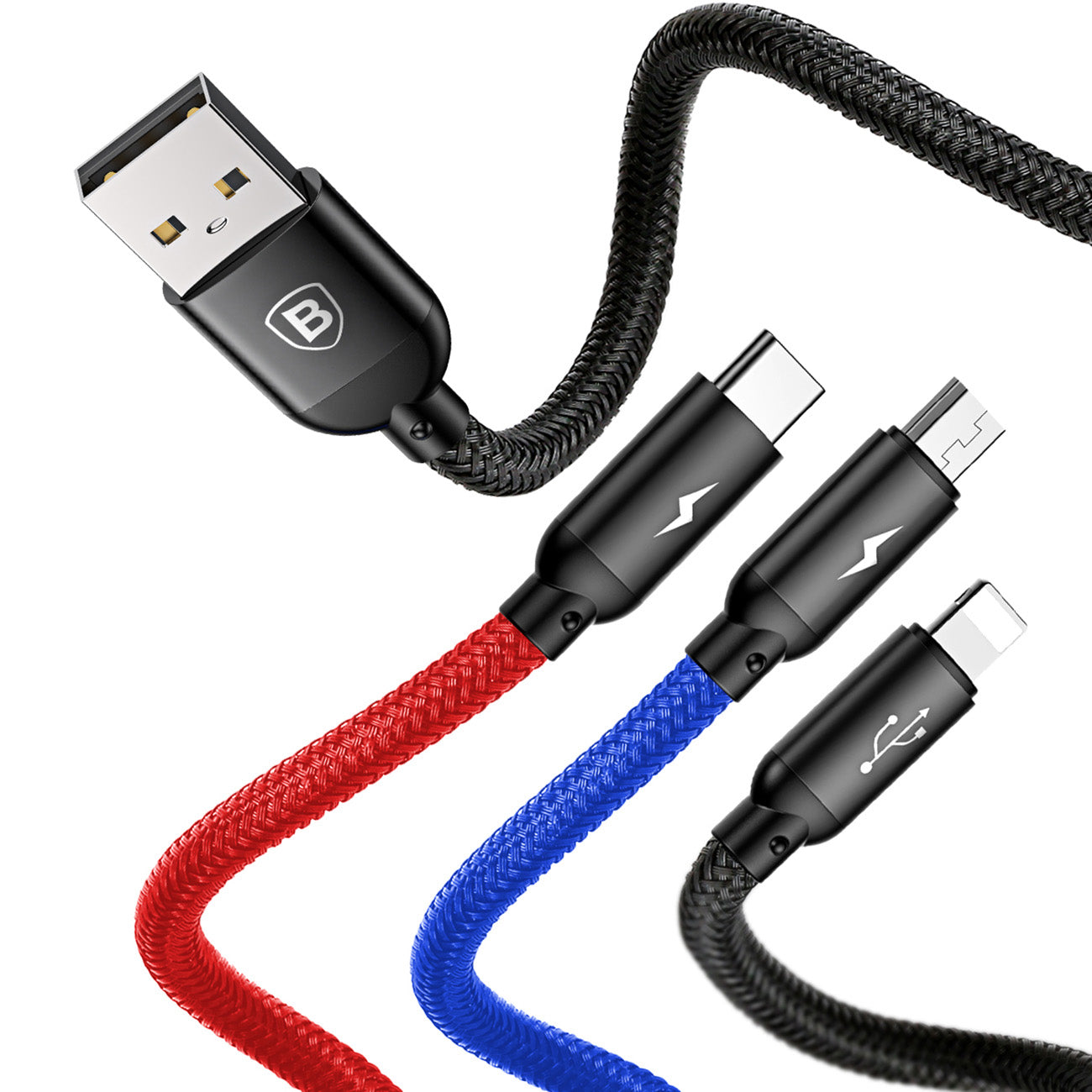 USB Cables – 3in1 Cable USB-A - micro USB / - Carlat