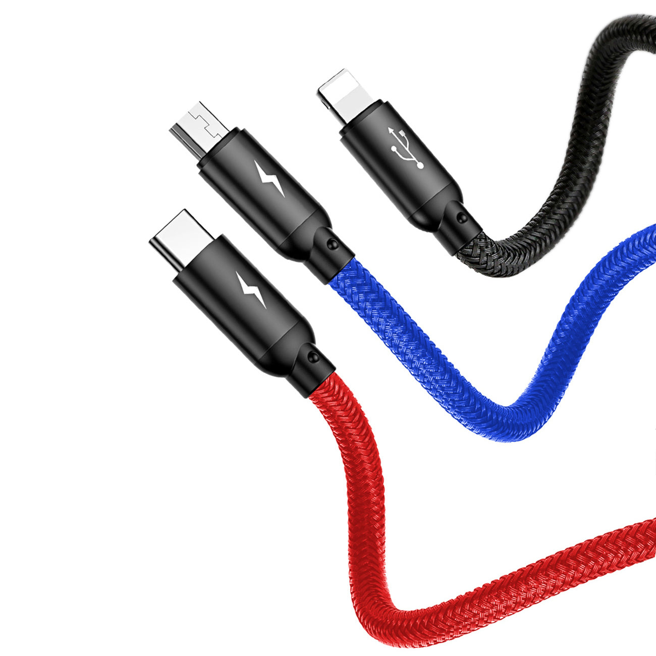 USB Cables – 3in1 Cable USB-A - micro USB / - Carlat