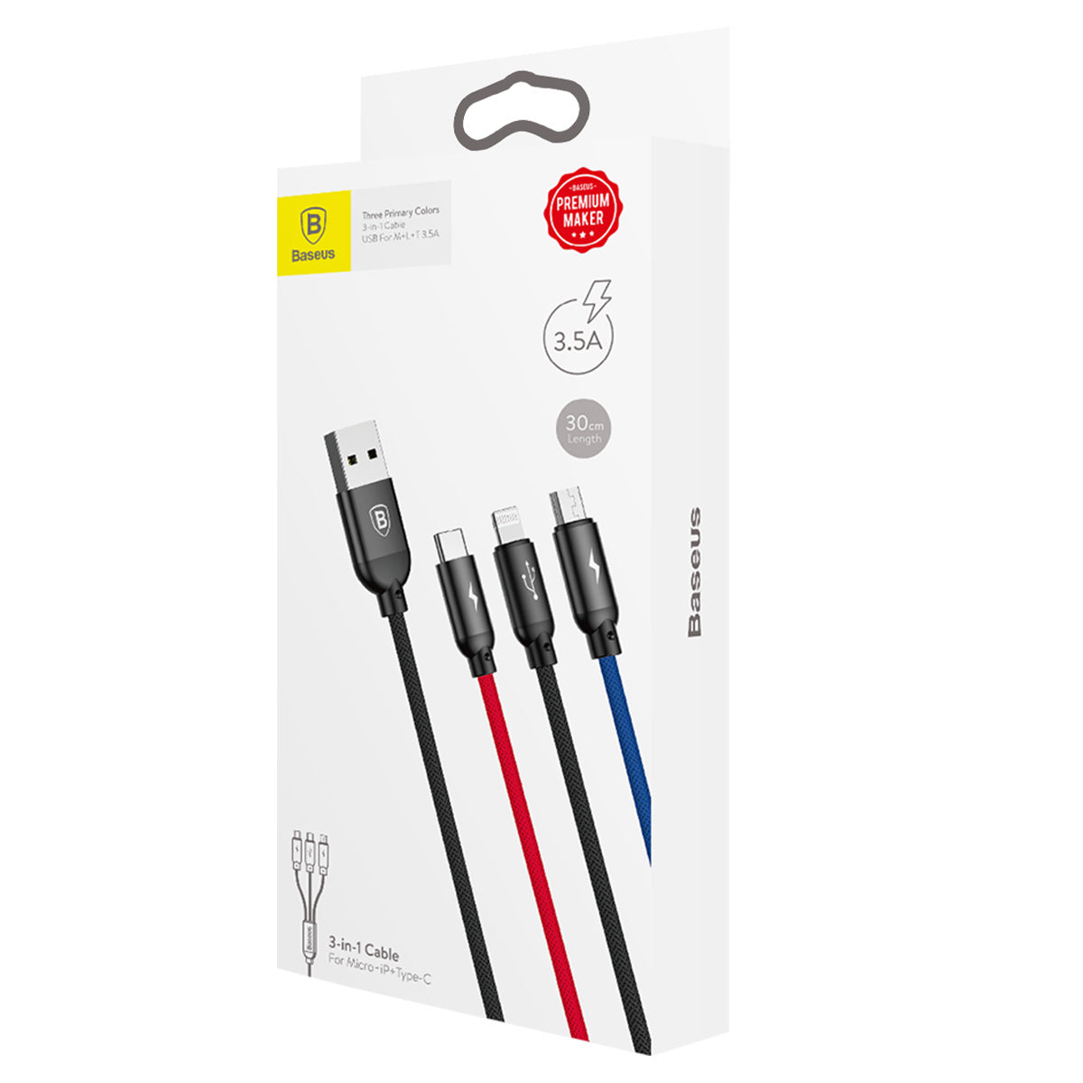 USB Cables – 3in1 Cable USB-A - micro USB / - Carlat