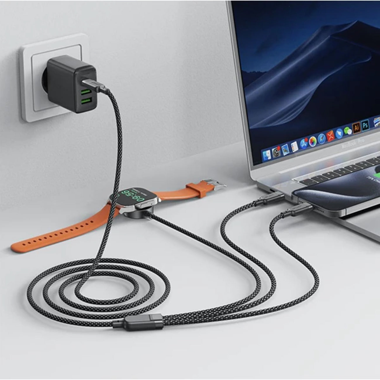 USB Cables – 3in1 Cable USB-C - 2x USB-C / - Carlat