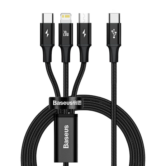 USB Cables – 3in1 Cable USB-C - USB-C / iPhone - Carlat