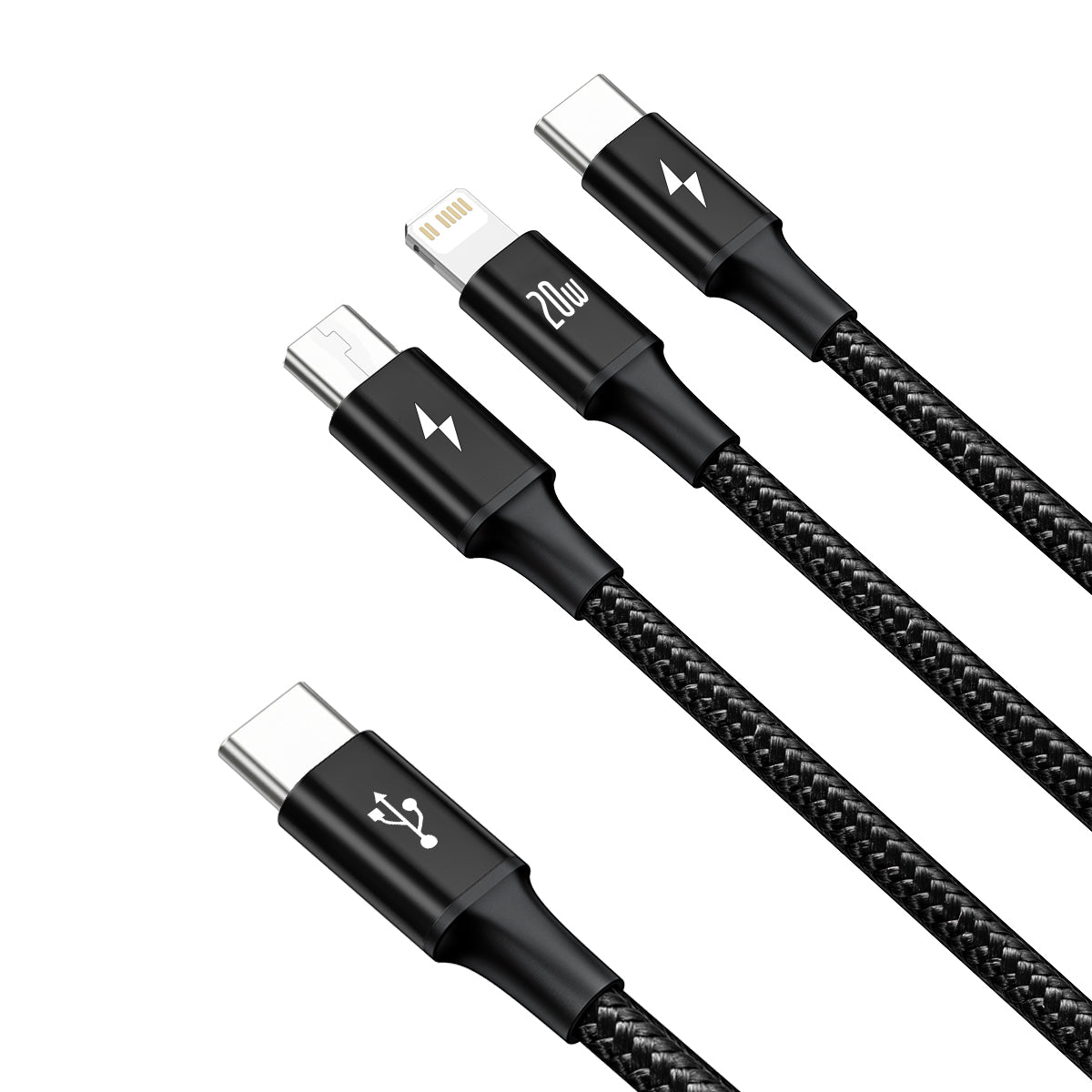 USB Cables – 3in1 Cable USB-C - USB-C / iPhone - Carlat