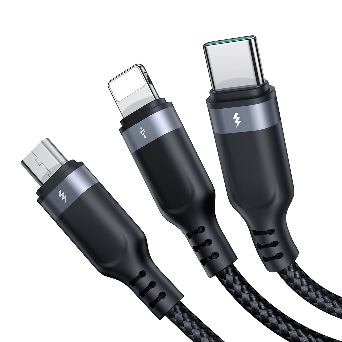USB Cables – 3in1 Cable USB Multi-Use Series to Lightning - Carlat