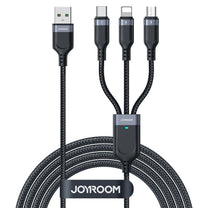 USB Cables – 3in1 USB-A - Lightning USB-C MicroUSB cable - Carlat
