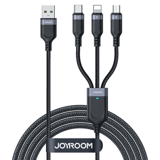 USB Cables – 3in1 USB-A - Lightning USB-C MicroUSB cable - Carlat
