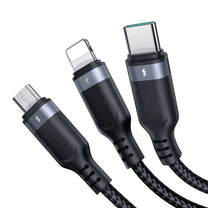 USB Cables – 3in1 USB-A - Lightning USB-C MicroUSB cable - Carlat