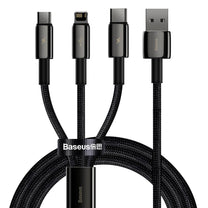 USB Cables – 3in1 USB cable USB-C Iphone Lightning microUSB - Carlat
