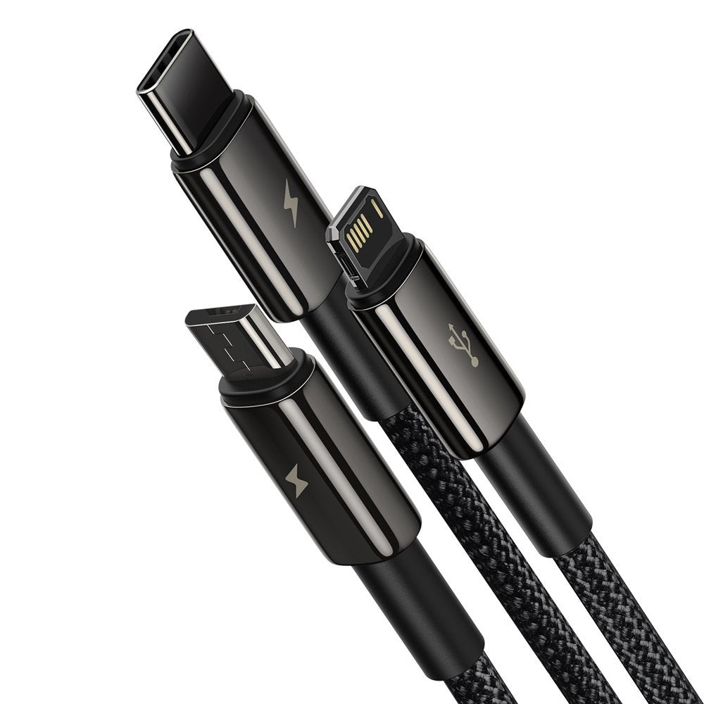 USB Cables – 3in1 USB cable USB-C Iphone Lightning microUSB - Carlat