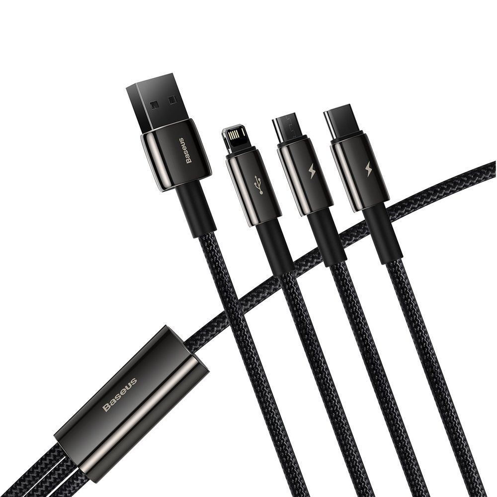 USB Cables – 3in1 USB cable USB-C Iphone Lightning microUSB - Carlat