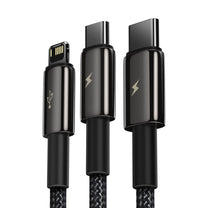 USB Cables – 3in1 USB cable USB-C Iphone Lightning microUSB - Carlat