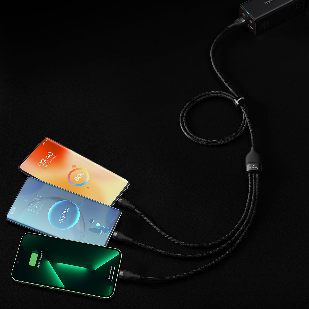 USB Cables – 3in1 USB to USB-C / iPhone Lightning - Carlat