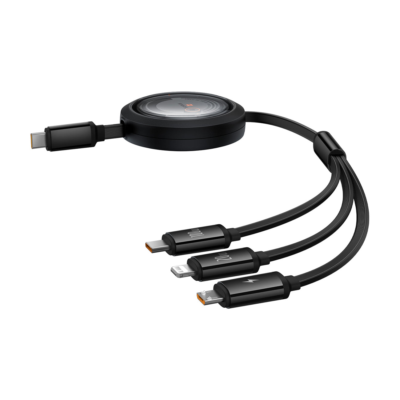 USB Cables – 3in1 Universal retractable cable USB-C - Lightning - Carlat