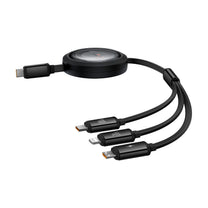 USB Cables – 3in1 Universal retractable cable USB-C - Lightning - Carlat