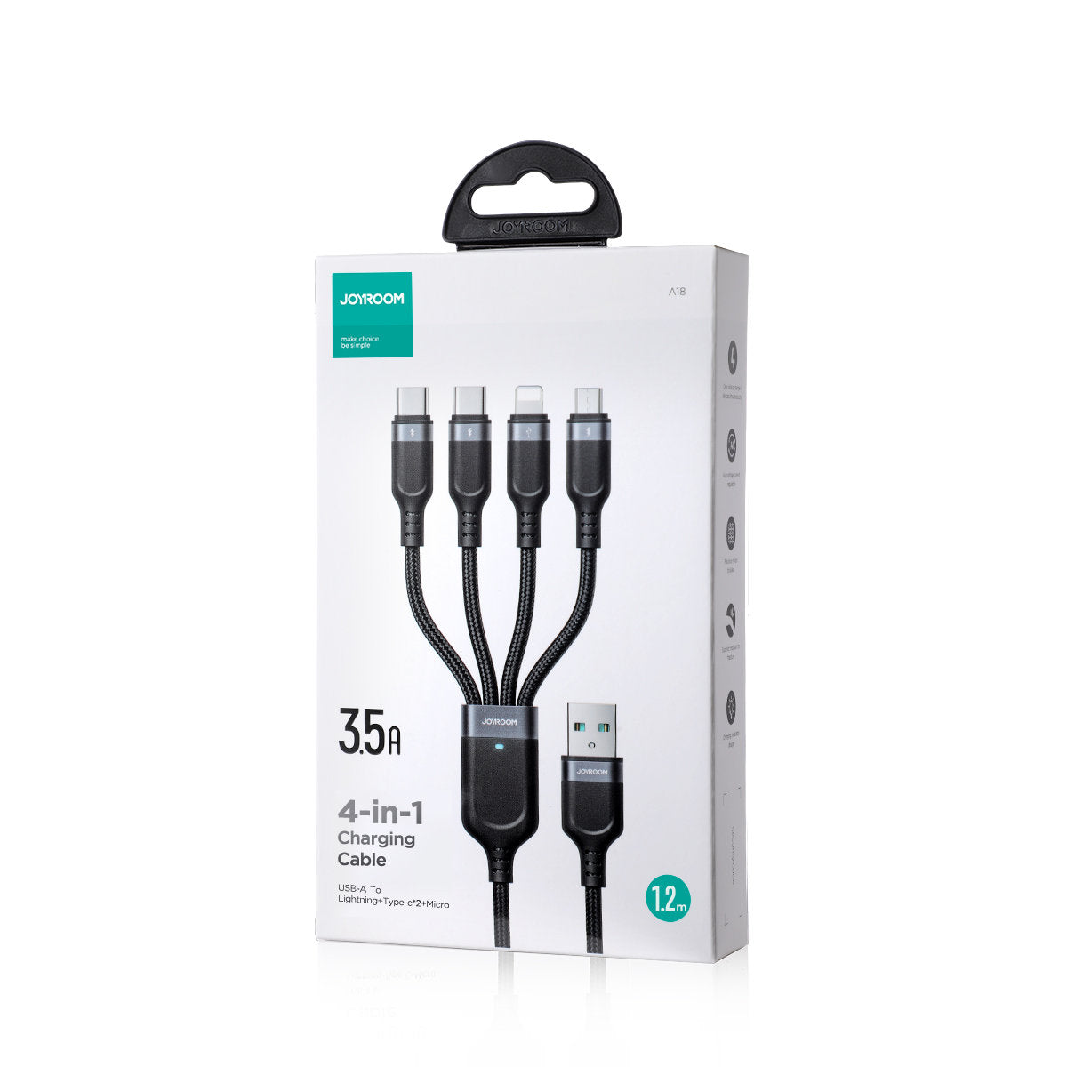 USB Cables – 4in1 Cable USB-A - 2x USB-C iPhone - Carlat