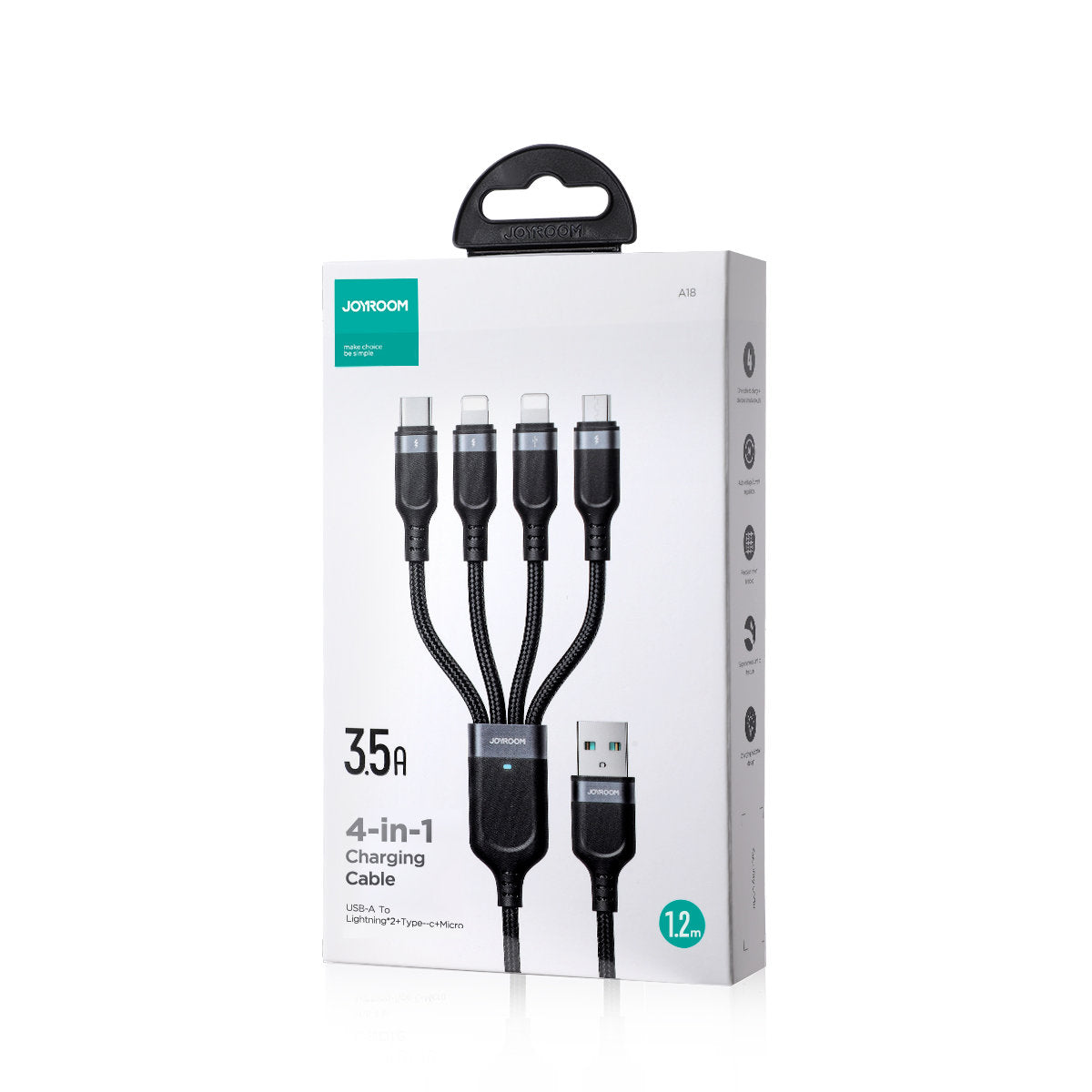 USB Cables – 4in1 Cable USB-A - USB-C 2x iPhone - Carlat