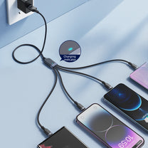 USB Cables – 4in1 Cable USB-A - USB-C 2x iPhone - Carlat