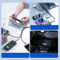 USB Cables – 4in1 Cable USB-A - USB-C 2x iPhone - Carlat